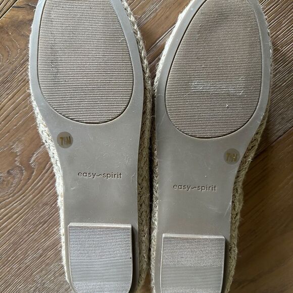 EASY SPIRIT Sehera Jute Wrapped Flat In Salmon - Picture 9 of 10